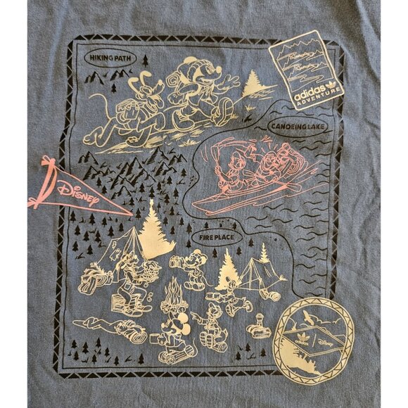 Adidas Disney T-Shirt - Mickey Mouse Adventures - Size Youth Medium - Picture 7 of 9